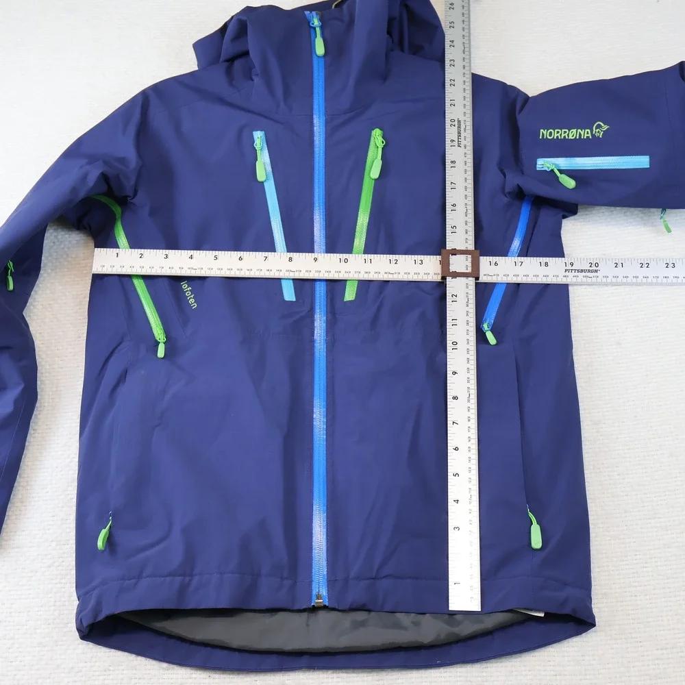 Norrona Youth 146 Lofoten Gore-Tex Primaloft Jacket Blue 8200-14 Ski Snowboard